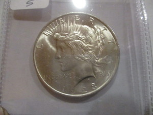 lot 5 image: Gorgeous 1923 Silver Peace Dollar