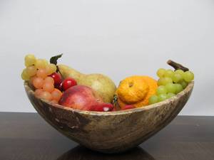lot 42 image: Very Nice Set of Vintage Italian StoneMarble Fruit & Bowl
