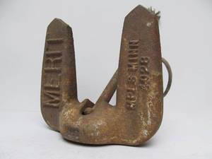 lot 93 image: Old Vintage MERIT Minneapolis Nautical Boat Anchor