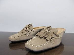 lot 133 image: New Unused Ladies Franco Sarto Leather Moccasin Style Shoes - Size 8M