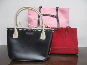 lot 135 image: Excellent Group of 3 KATE SPADE Hand Bags