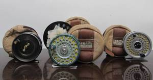 lot 161 image: Very Nice Lot of Fly Fishing Reels wCases