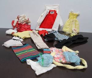 lot 167 image: Very Nice Group of BARBIE & Friends Original Complete Outfits