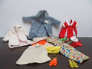 lot 168 image: Very Nice Group of BARBIE & Friends Original Complete Outfits