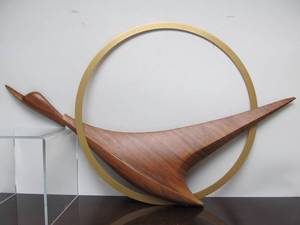 lot 171 image: Fantastic Large NOS Vintage 1950s-60s NORTH CENTRAL AIRLINES Advertising Display Sign
