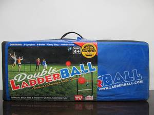 lot 181 image: New or Like-New Double Backyard Ladder Ball Set