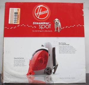 lot 189 image: New in Box HOOVER SteamVac Spot Deep Cleaner