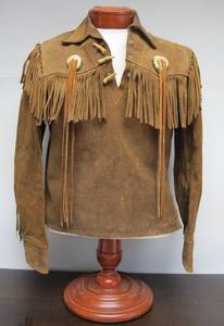 lot 198 image: Very Cool Vintage Western Leather Rancher Coat by Schott Bros