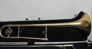 lot 208 image: Vintage KING Trombone wCase