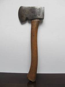lot 222 image: Awesome Antique KEEN KUTTER Hatchet 