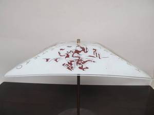 lot 216 image: Vintage 1950s WesternCowboy Hanging Lamp Shade