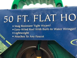 lot 280 image: 2 Brand New 50 Flat Garden Hoses