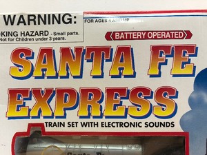 lot 281 image: Like-New or Brand New Large SANTA FE EXPRESS Train Set