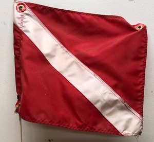 lot 294 image: Vintage Nautical Flag