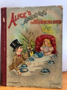 lot 269 image: 2 Larger Sized Early Antique Illustrated Childrens Books