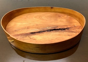 lot 359 image: Expertly Made & Signed Table BasketBowl 