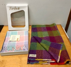 lot 377 image: 2 Unused Vintage Wool Blankets