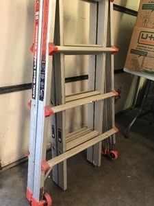 lot 119 image: Heavy Duty LITTLE GIANT Revolution XE Ladder System