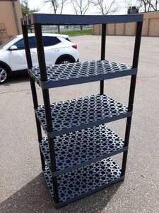 lot 50 image: Plastic Shelf Unit 36x24x72