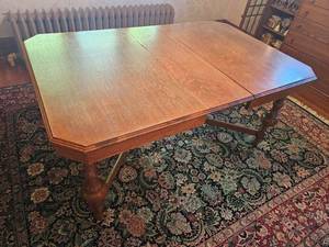 lot 25 image: Stunning Walnut Jacobean Dining Table