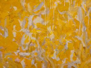 lot 47 image: Bold Yellow Abstract Canvas
