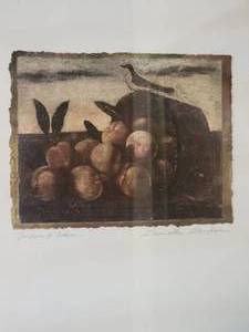 lot 118 image: SIGNED Dreamy Fine Art Print on Handmade Art Paper - Danielle Desplan - Jardin dEden