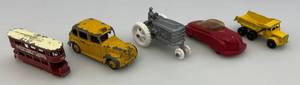 lot 12 image: Misc. Miniature Cars Including Dillon Beck Postwar Bubble Top Coupe & More