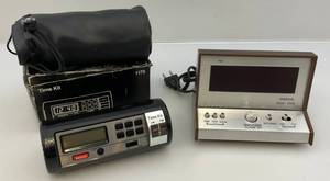 lot 15 image: Vintage Alarm Clocks 1 Spartus Solid State & More