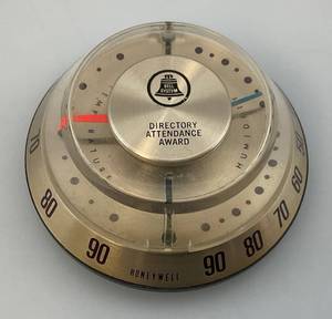 lot 16 image: Vintage 1967 Bell Systems Advertisement Honeywell ThermometerHydrometer USA