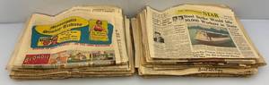lot 29 image: Misc. Vintage Newspapers