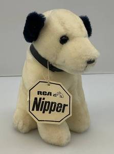 lot 30 image: Vintage RCA NIPPER Plush Toy With Original Tags