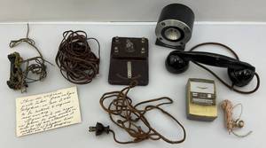lot 34 image: Misc. Vintage Phone Parts & More