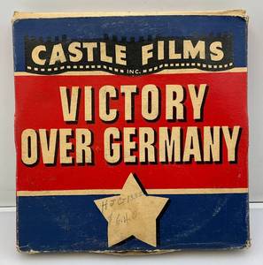 lot 38 image: Vintage Castle Films VICTORY OVER GERMANY 16MM Complete With Original Box