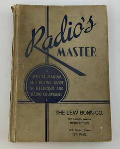 lot 64 image: 1944 Radios Master Official Manual & Buyers Guide
