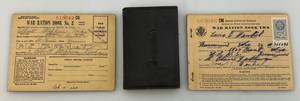 lot 66 image: 1855 Masonic Manual & United States War Ration Books
