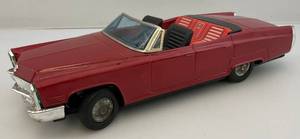 lot 113 image: 1960s Battery Operated Bandi Cadillac Convertible (Battery Box Door Missing (NEEDS WORK)