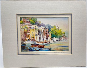 lot 20 image: ROSE EDIN Miniature Watercolor Print