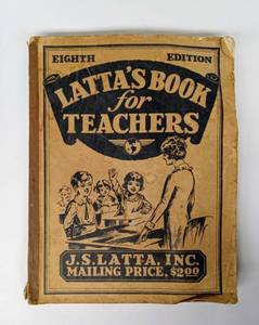 lot 148 image: Antique LATTAS Book for Teachers