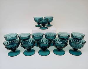 lot 151 image: Vintage Set of INDIANA Whitehall Sherbet Glasses