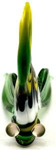 lot 38 image: Russian Made Blown Glass Angelfish Figurine