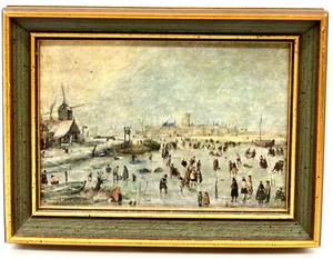 lot 75 image: Framed Artwork including &nbspAVERCAMP WINTER LANDSCAPE 