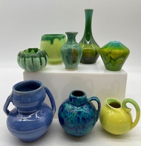 lot 94 image: Vintage Ceramic Miniature Vases, Pots and Pitchers