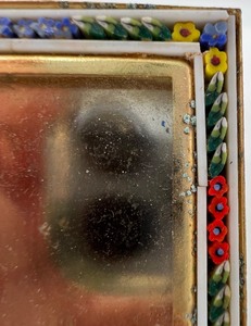 lot 111 image: Vintage Miniature Micro Mosaic Picture Frame - ITALY