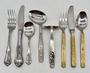lot 212 image: Vintage Variety of Childrens Flatware including HEROSIL - GERMANY
