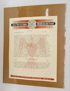 lot 202 image: Vintage OSCAR HOWE Print Calling on the Wankan Tanka