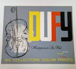 lot 207 image: Vintage Portfolio of Art Prints by RAOUL DUFY