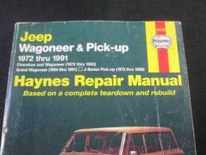 lot 5 image: (FS) 1972 - 1991 Jeep Wagoneer & Pickup Repair Manual - Haynes - #50029 - Pages (344)