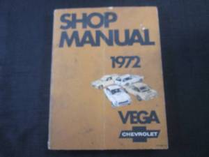 lot 26 image: (FS) 1972 Chevrolet Vega Shop Manual - ST-300-72 - OEM - Pages (467)