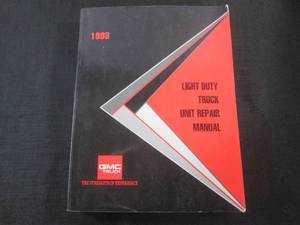 lot 36 image: (FS) 1993 GMC Truck - Light Duty Truck Unit Repair Service Manual - Pages (958)