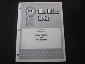 lot 40 image: (FS) International Blue Ribbon Service Manual - D-310 Engine & Fuel System - 1968 - Pages (81)